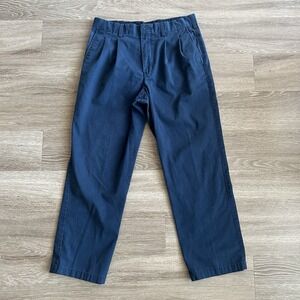 Croft & Barrow Straight Leg Chino Pants Navy Blue Men's 32X30